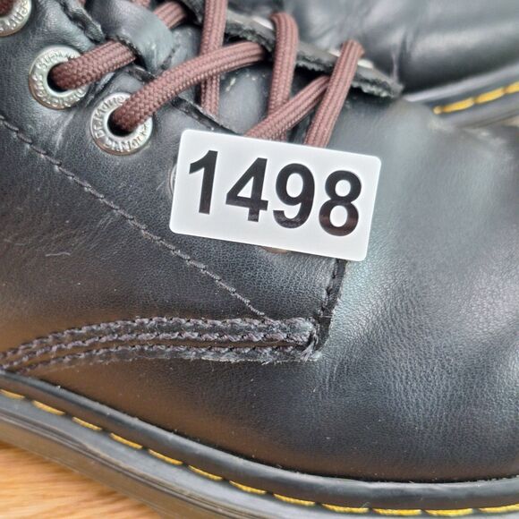 Dr. Martens Awley Men\'s 7 EU 39 Combat Boots Black Leather Women\'s 8 UK 6 Doc
